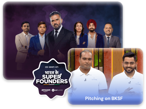 Indecimal backed by Bharat Ke Super Founders - As seen on Amazon Prime Video and MX Player