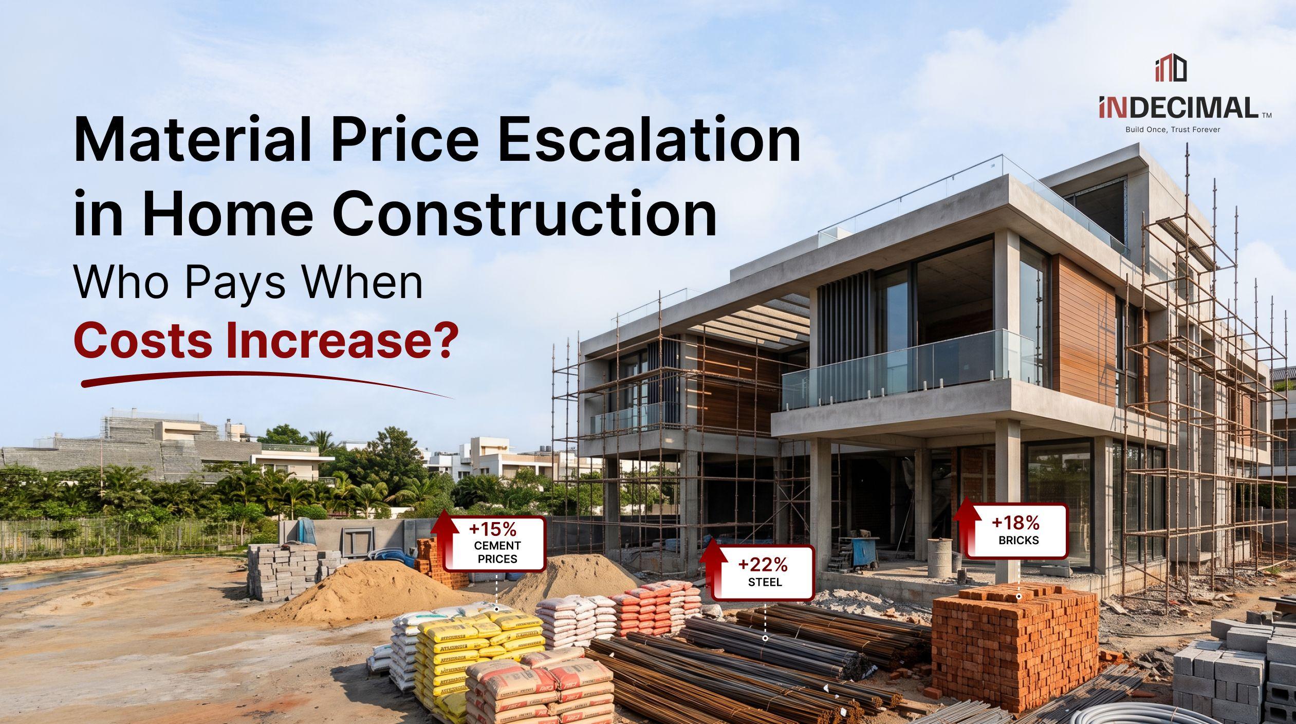 Material Price Escalation in Home Construction: Who Pays When Costs Increase?