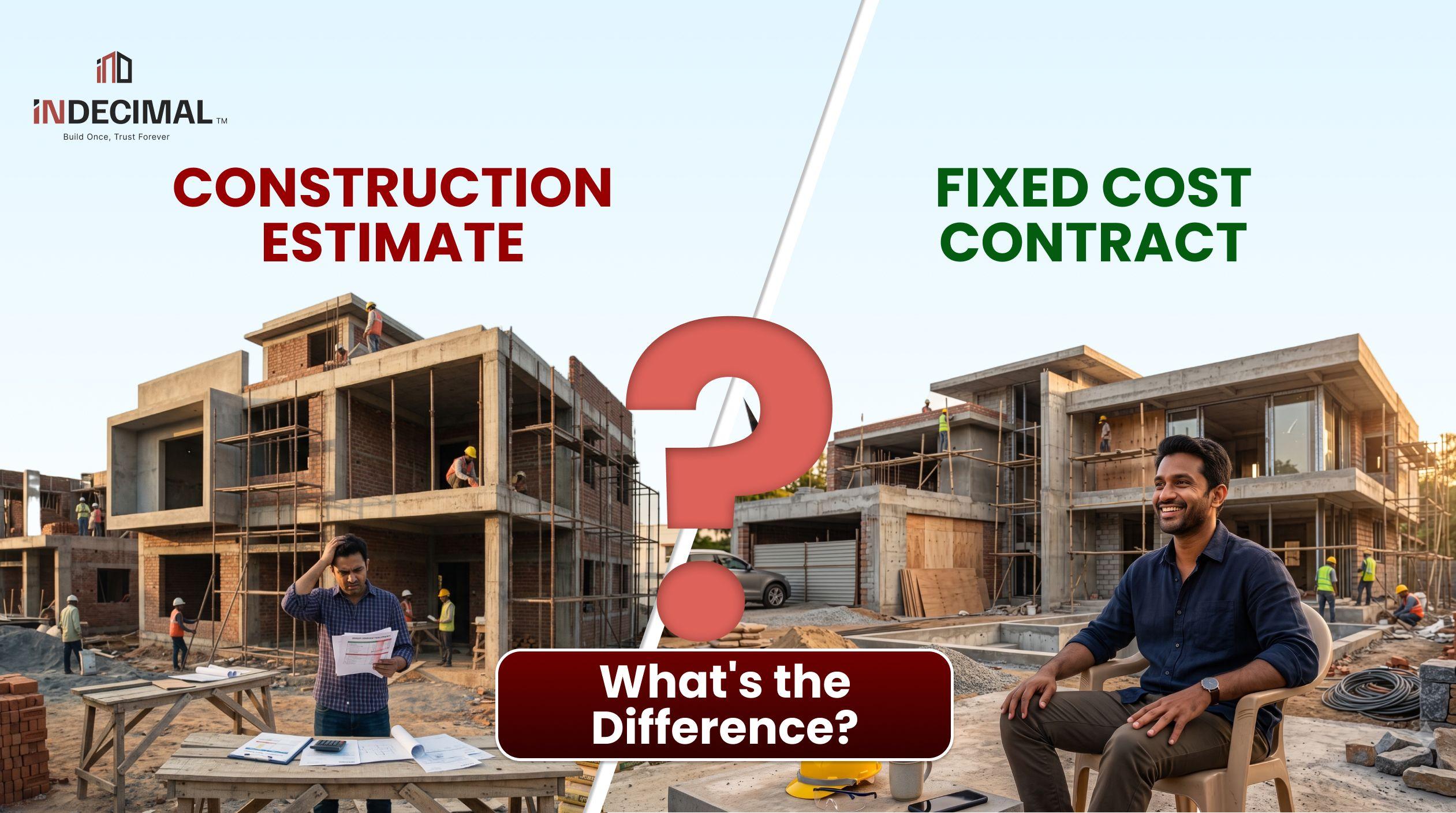 Construction Estimate vs Fixed Price Contract: What's the Difference?