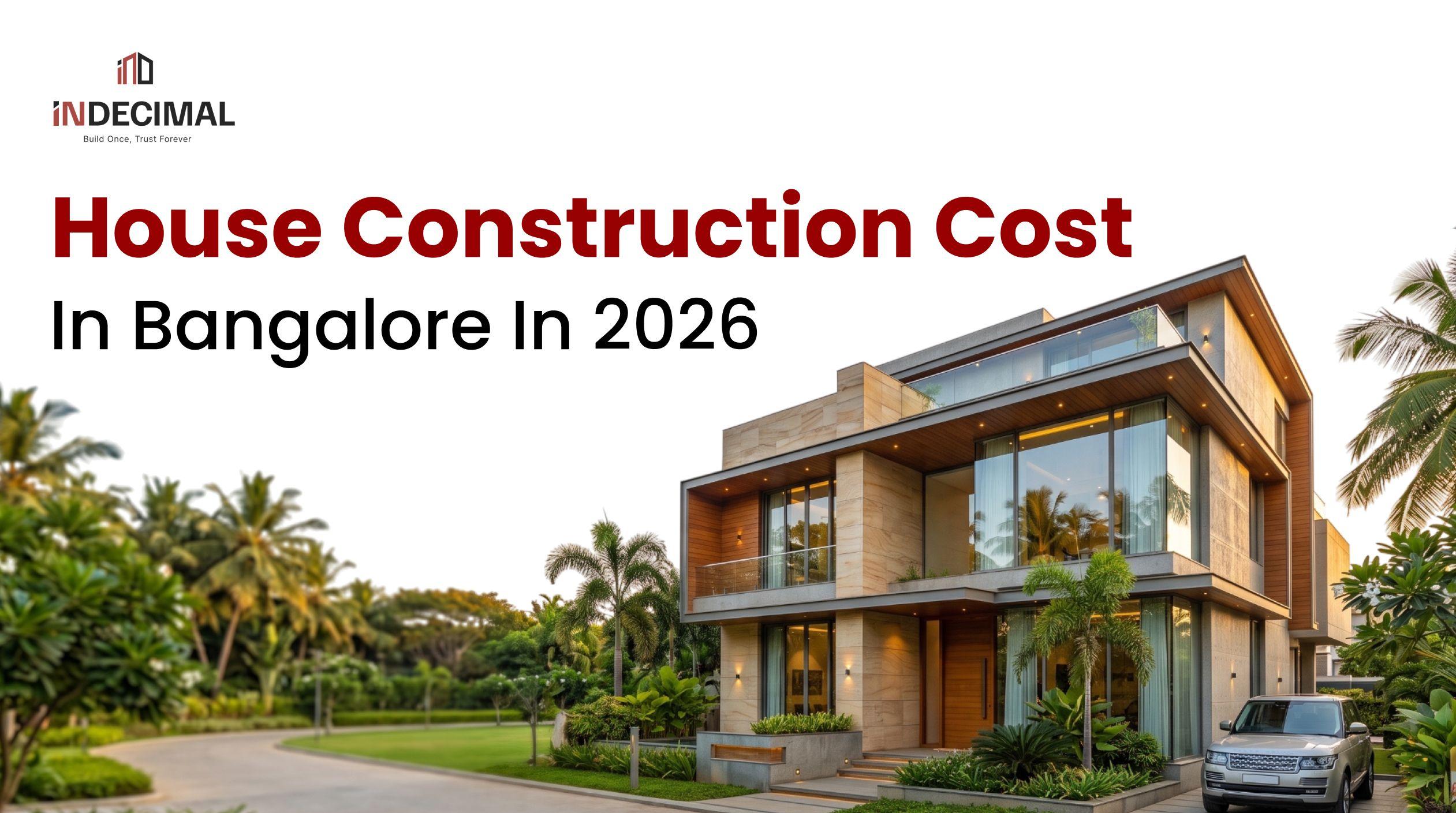House Construction Cost in Bangalore in 2026: What ₹1,500/sq ft Actually Gets You